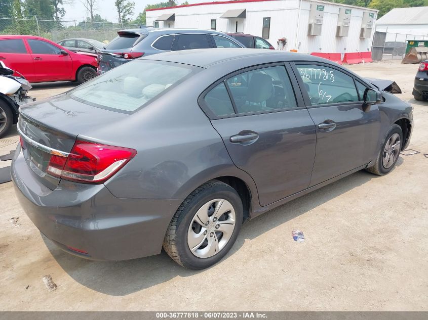 2013 HONDA CIVIC SDN LX - 2HGFB2F53DH590572
