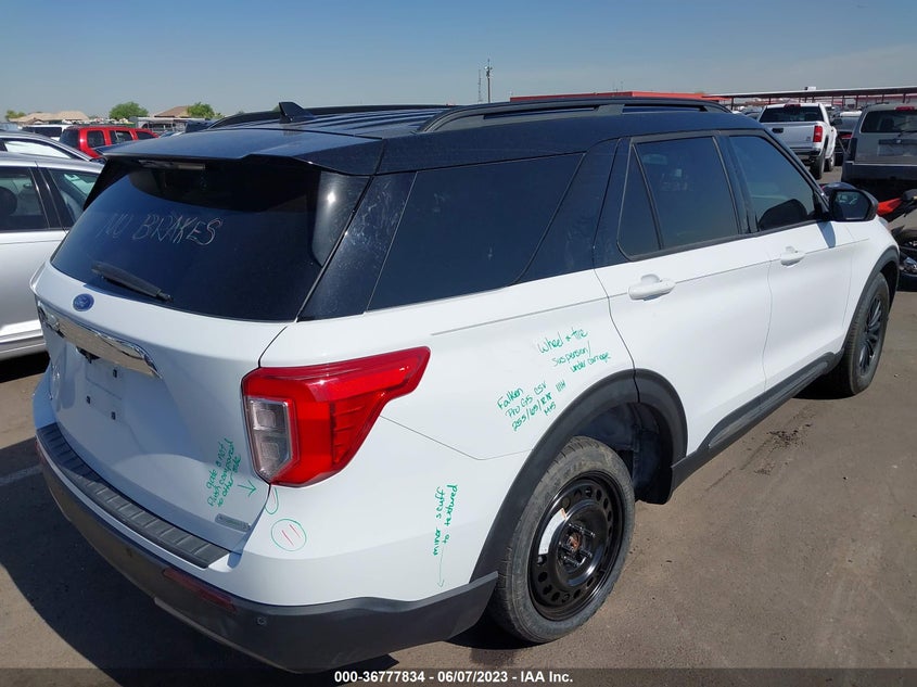 VIN 1FMSK7DH9LGA17091 2020 FORD EXPLORER XLT