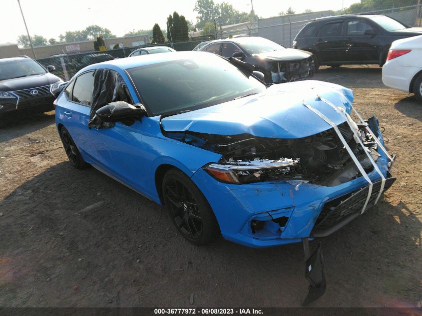 2022 HONDA CIVIC HATCHBACK SPORT - 19XFL2H84NE023965