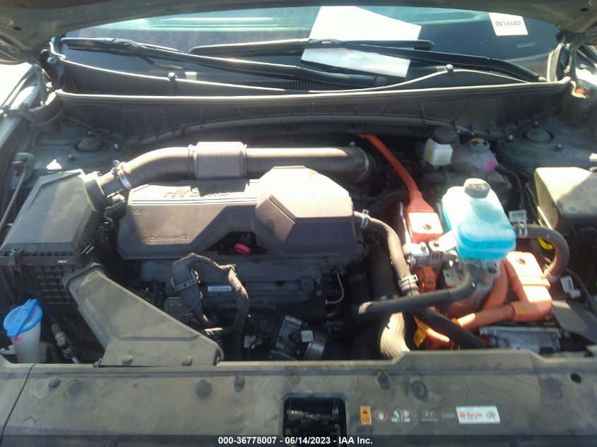 2022 HYUNDAI TUCSON HYBRID BLUE - KM8JBCA10NU031414