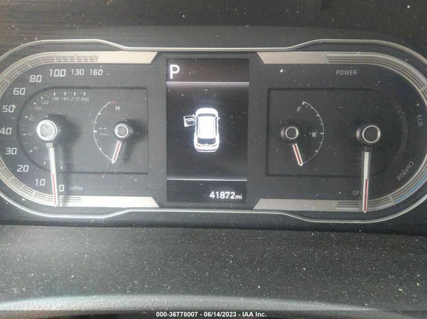 2022 HYUNDAI TUCSON HYBRID BLUE - KM8JBCA10NU031414