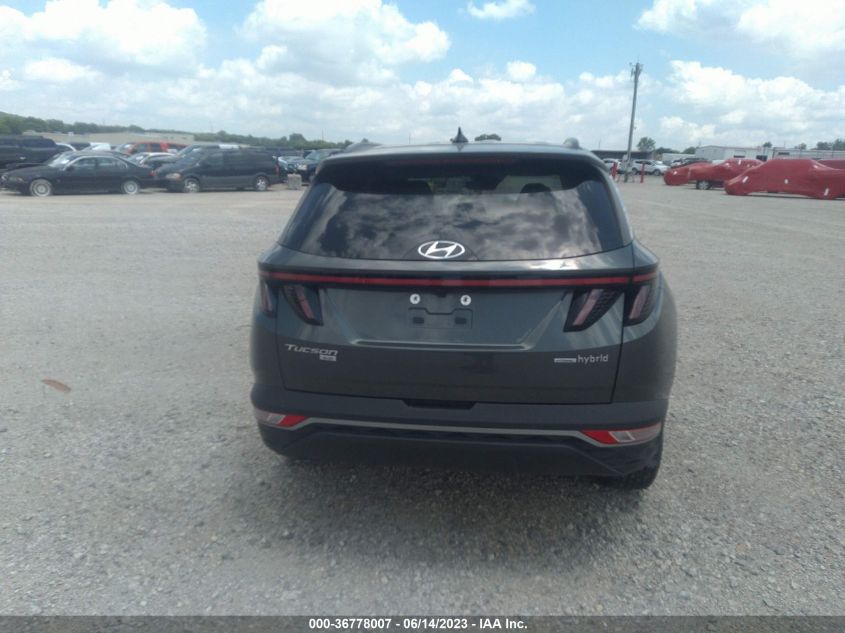 2022 HYUNDAI TUCSON HYBRID BLUE - KM8JBCA10NU031414