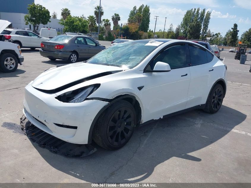 2021 TESLA MODEL Y LONG RANGE - 5YJYGDEE3MF224252