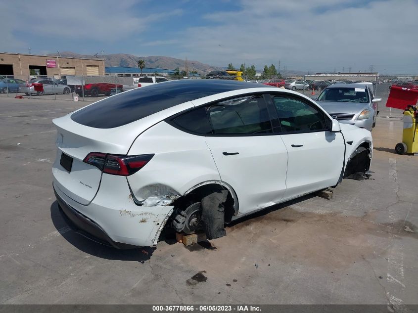 2021 TESLA MODEL Y LONG RANGE - 5YJYGDEE3MF224252