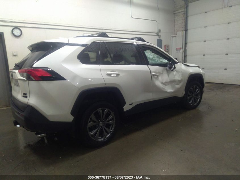 2022 TOYOTA RAV4 HYBRID XLE PREMIUM - 4T3B6RFV9NU074213