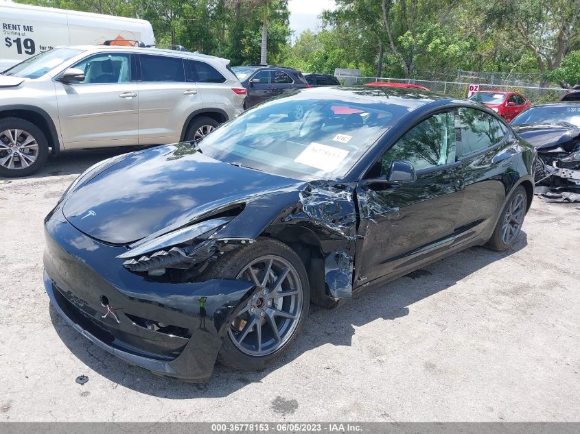 2021 TESLA MODEL 3 LONG RANGE - 5YJ3E1EB1MF035636