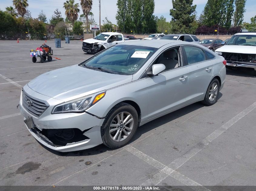 2017 HYUNDAI SONATA 2.4L - 5NPE24AF6HH575129