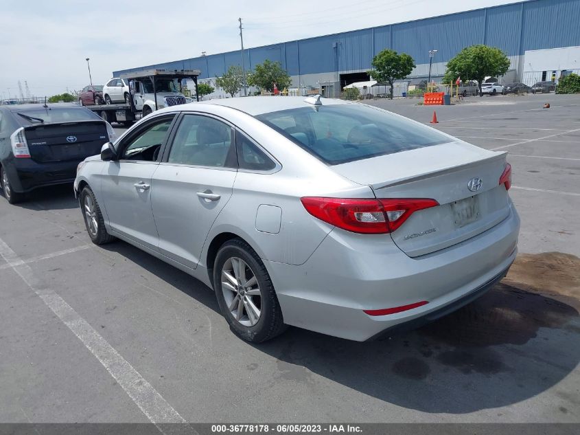 2017 HYUNDAI SONATA 2.4L - 5NPE24AF6HH575129