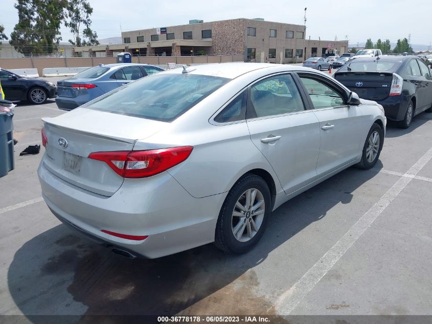 2017 HYUNDAI SONATA 2.4L - 5NPE24AF6HH575129