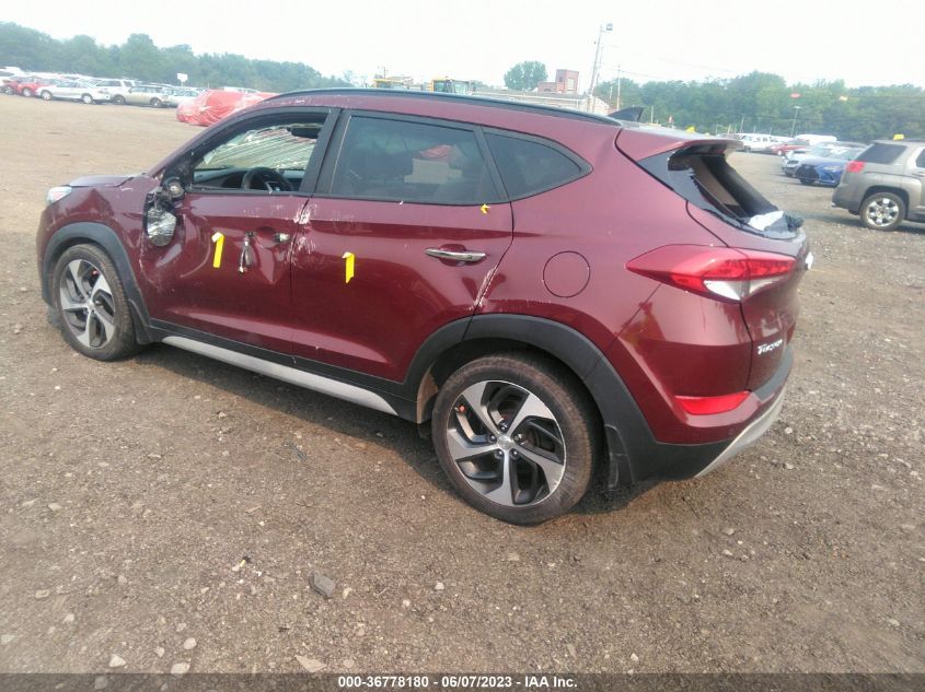 2017 HYUNDAI TUCSON LIMITED - KM8J3CA23HU422650
