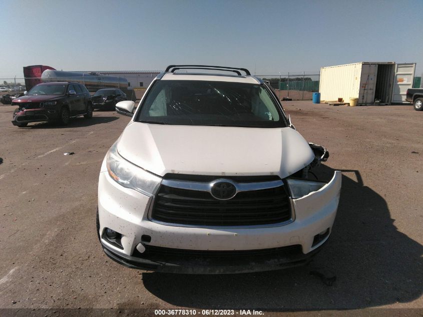 2014 TOYOTA HIGHLANDER LIMITED - 5TDDKRFH8ES031207