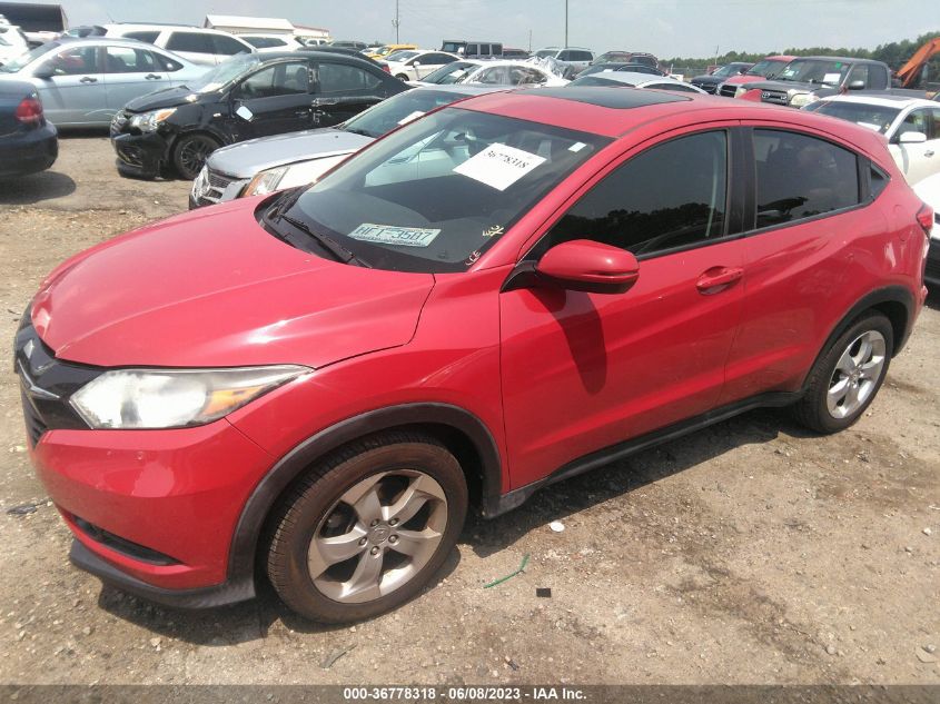 2016 HONDA HR-V EX - 3CZRU6H5XGM725055