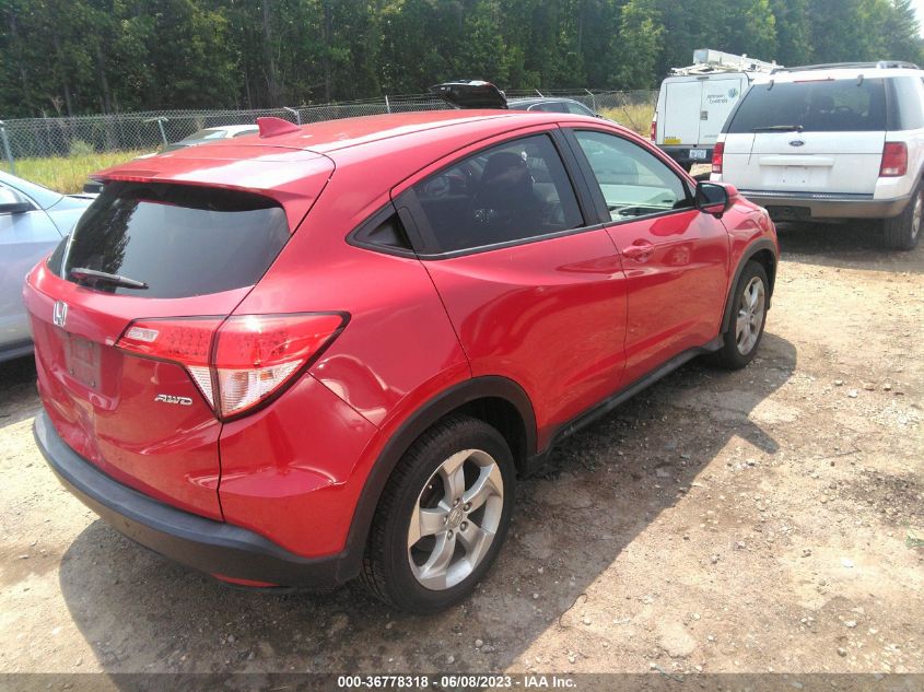 2016 HONDA HR-V EX - 3CZRU6H5XGM725055