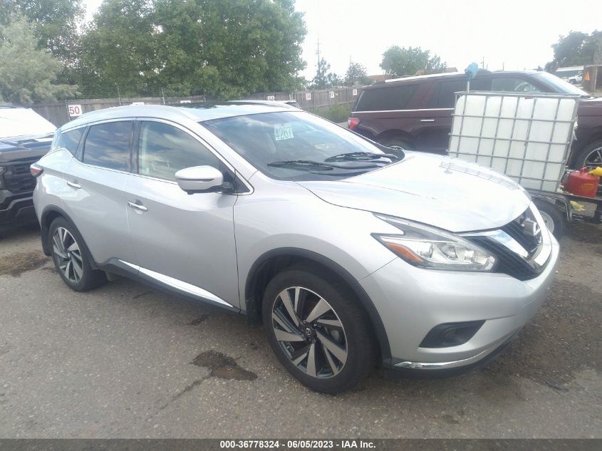 2018 NISSAN MURANO PLATINUM - 5N1AZ2MH1JN199825