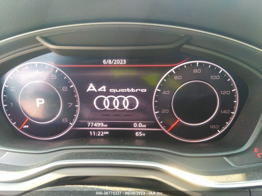 2018 AUDI A4 PREMIUM PLUS - WAUENAF48JA166685