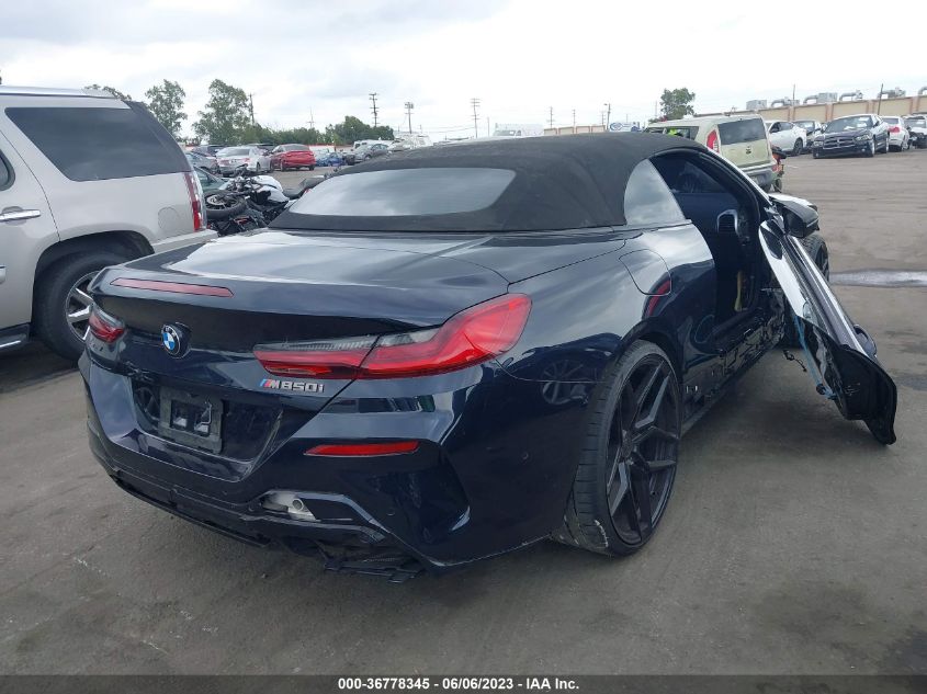 2019 BMW 8 SERIES M850I XDRIVE - WBAFY4C50KBX29654