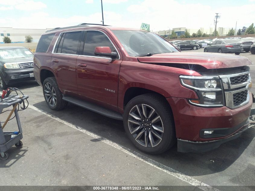 2019 CHEVROLET TAHOE LT - 1GNSCBKC8KR191837