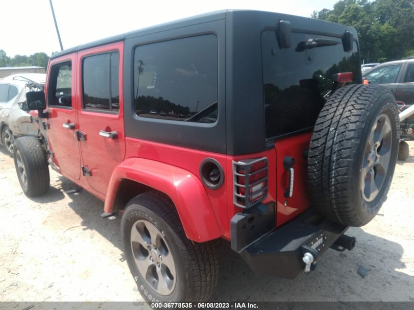 2018 JEEP WRANGLER JK UNLIMITED SAHARA 1C4BJWEG8JL936592