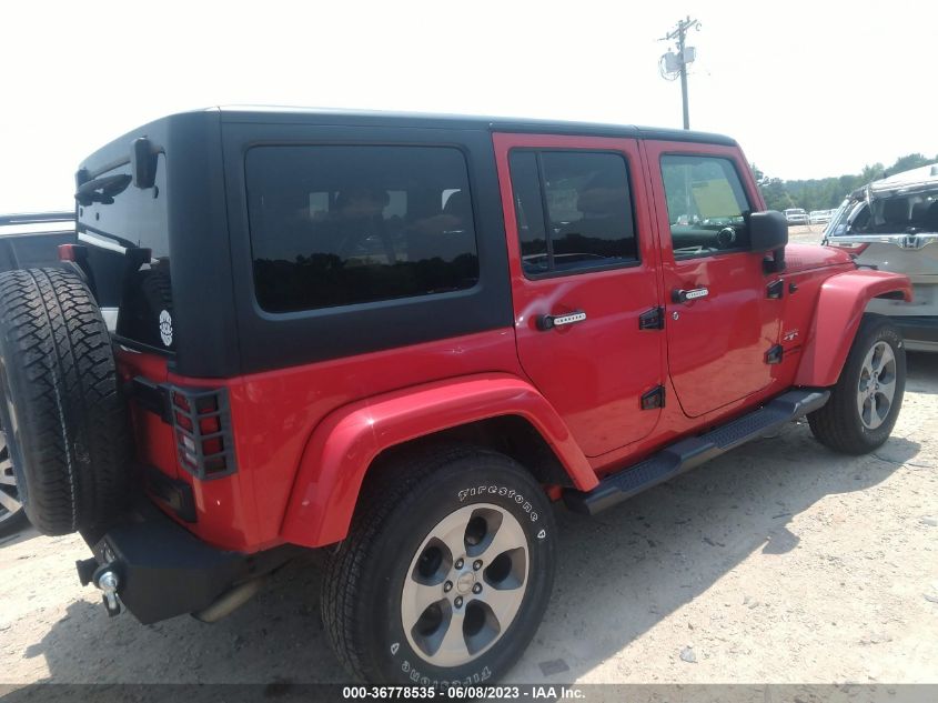2018 JEEP WRANGLER JK UNLIMITED SAHARA 1C4BJWEG8JL936592