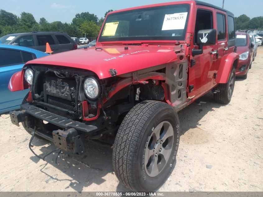 2018 JEEP WRANGLER JK UNLIMITED SAHARA 1C4BJWEG8JL936592
