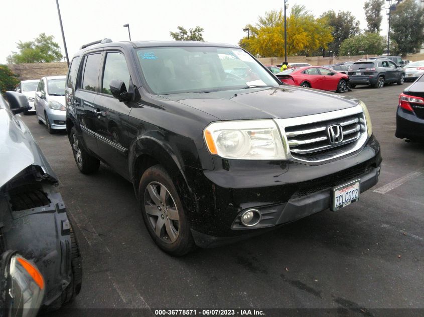 2013 HONDA PILOT TOURING - 5FNYF3H91DB027463