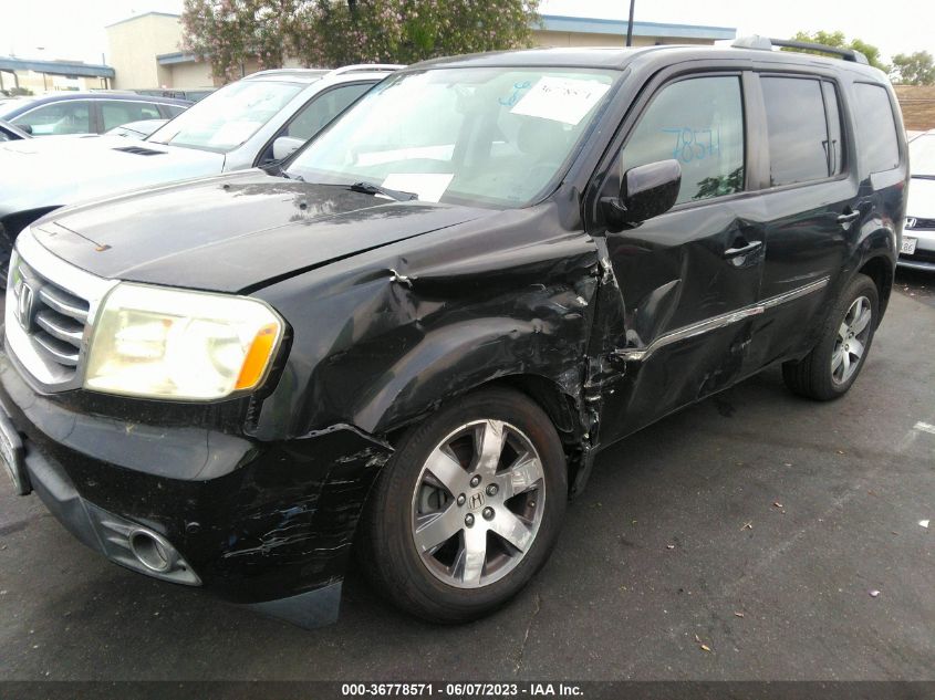 2013 HONDA PILOT TOURING - 5FNYF3H91DB027463