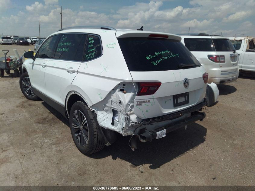 2018 VOLKSWAGEN TIGUAN SEL/SE - 3VV3B7AX2JM001596