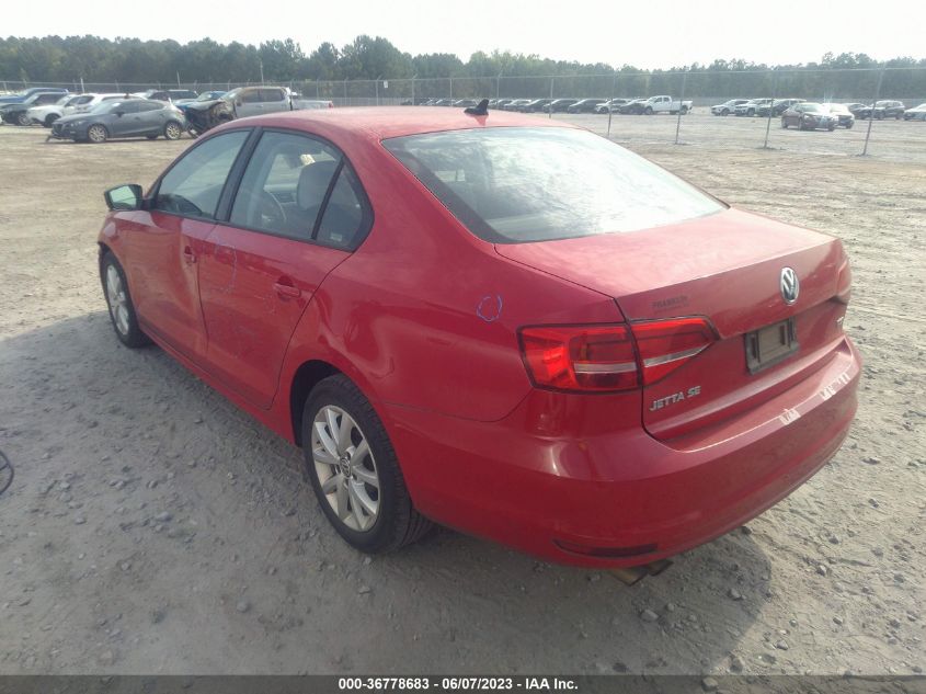 2015 VOLKSWAGEN JETTA SEDAN 1.8T SE - 3VWD17AJXFM283959