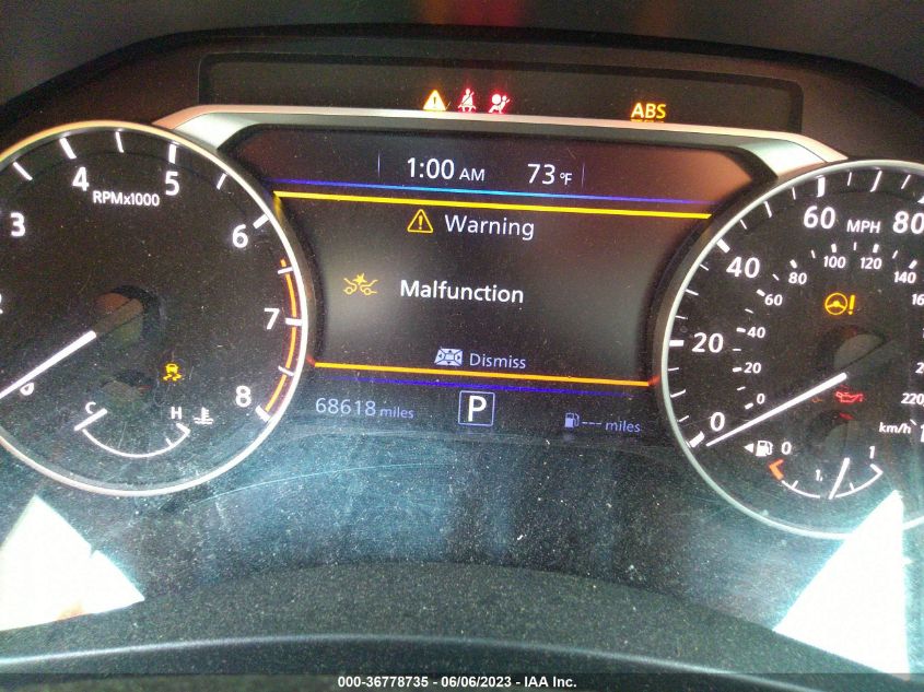 2019 NISSAN ALTIMA S - 1N4BL4BV3KC223110