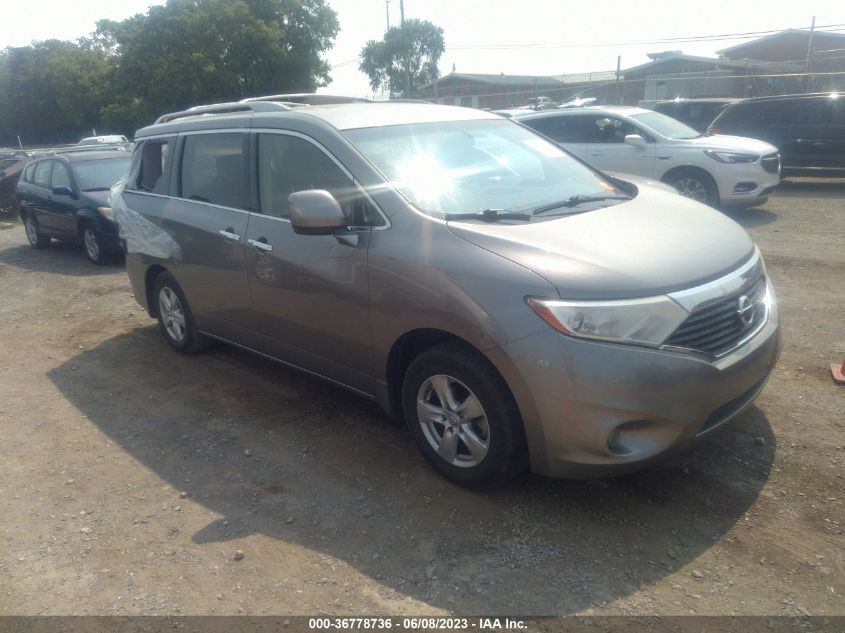 2013 NISSAN QUEST SV - JN8AE2KP5D9068909