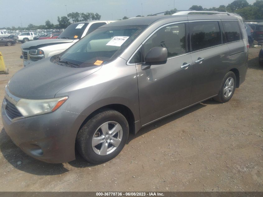 2013 NISSAN QUEST SV - JN8AE2KP5D9068909