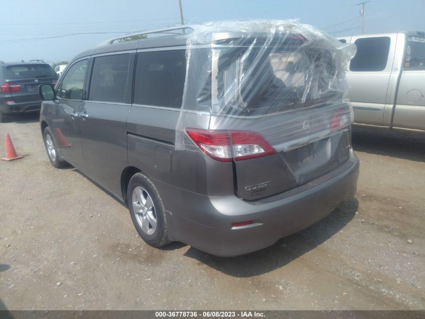 2013 NISSAN QUEST SV - JN8AE2KP5D9068909
