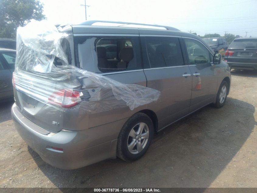 2013 NISSAN QUEST SV - JN8AE2KP5D9068909