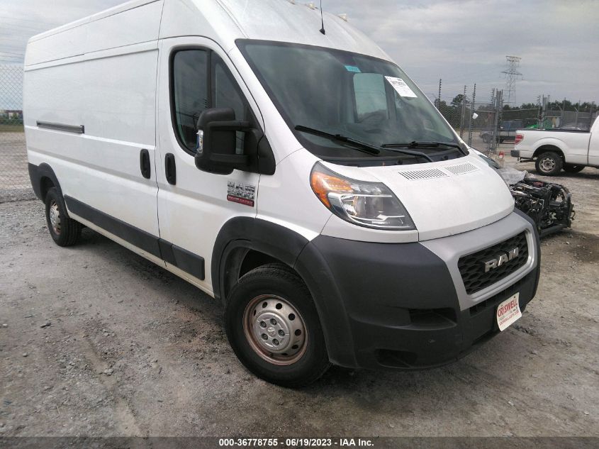 2019 RAM PROMASTER CARGO VAN - 3C6TRVDG5KE506352