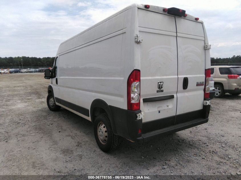 2019 RAM PROMASTER CARGO VAN - 3C6TRVDG5KE506352
