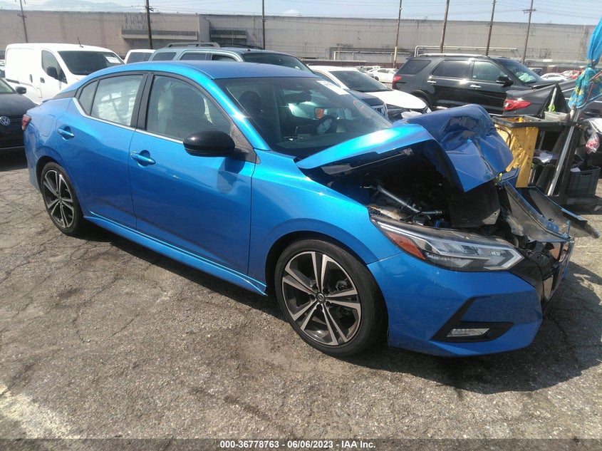 VIN 3N1AB8DVXMY218657 2021 NISSAN SENTRA SR