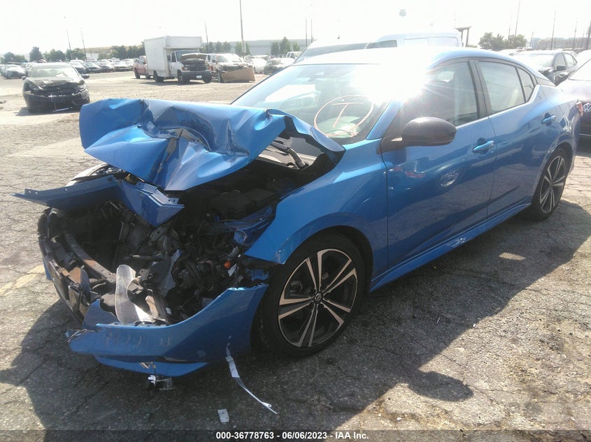 VIN 3N1AB8DVXMY218657 2021 NISSAN SENTRA SR