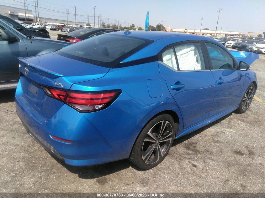 VIN 3N1AB8DVXMY218657 2021 NISSAN SENTRA SR