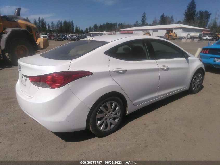 2013 HYUNDAI ELANTRA GLS - 5NPDH4AE0DH197854