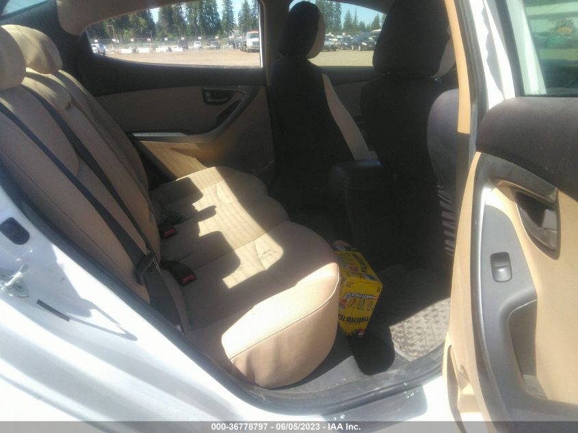 2013 HYUNDAI ELANTRA GLS - 5NPDH4AE0DH197854