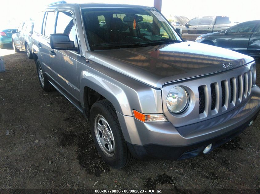 2016 JEEP PATRIOT SPORT - 1C4NJPBB5GD575501