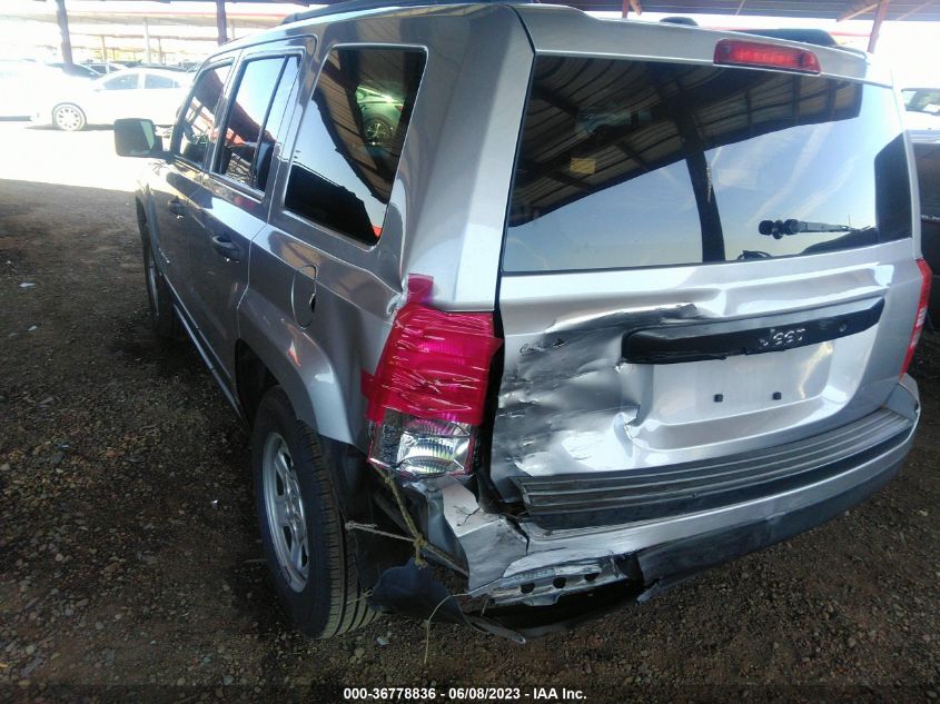 2016 JEEP PATRIOT SPORT - 1C4NJPBB5GD575501
