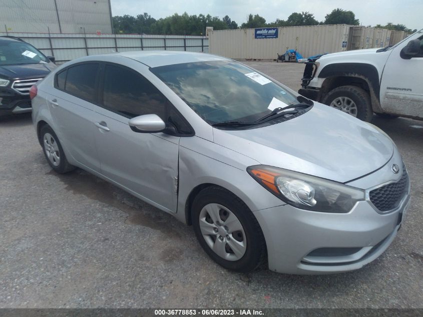 2016 KIA FORTE LX - KNAFK4A64G5506567