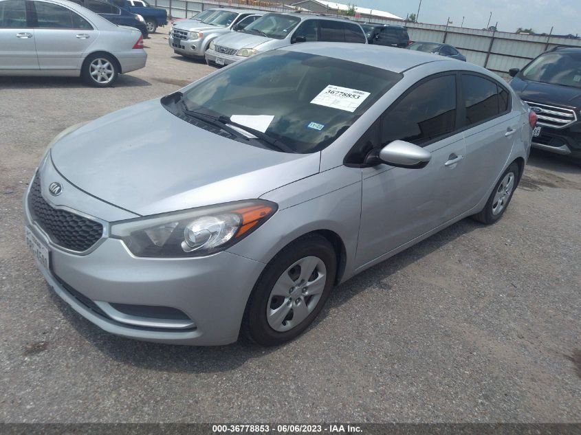 2016 KIA FORTE LX - KNAFK4A64G5506567