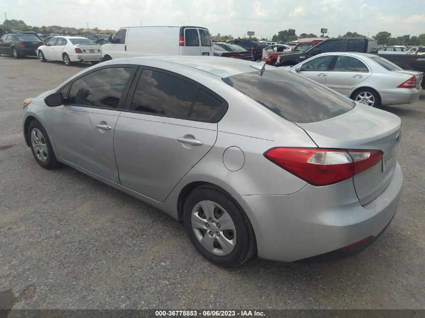 2016 KIA FORTE LX - KNAFK4A64G5506567