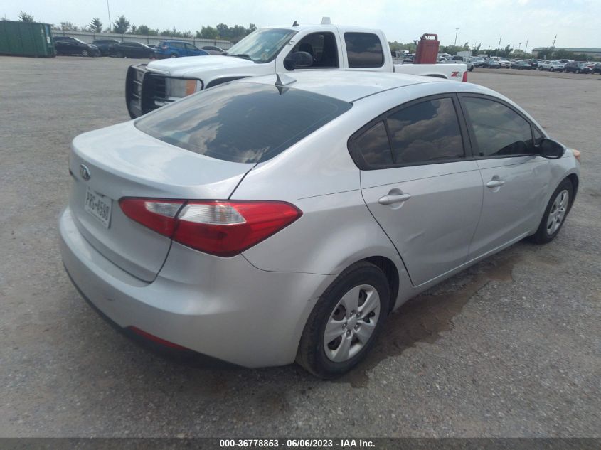 2016 KIA FORTE LX - KNAFK4A64G5506567