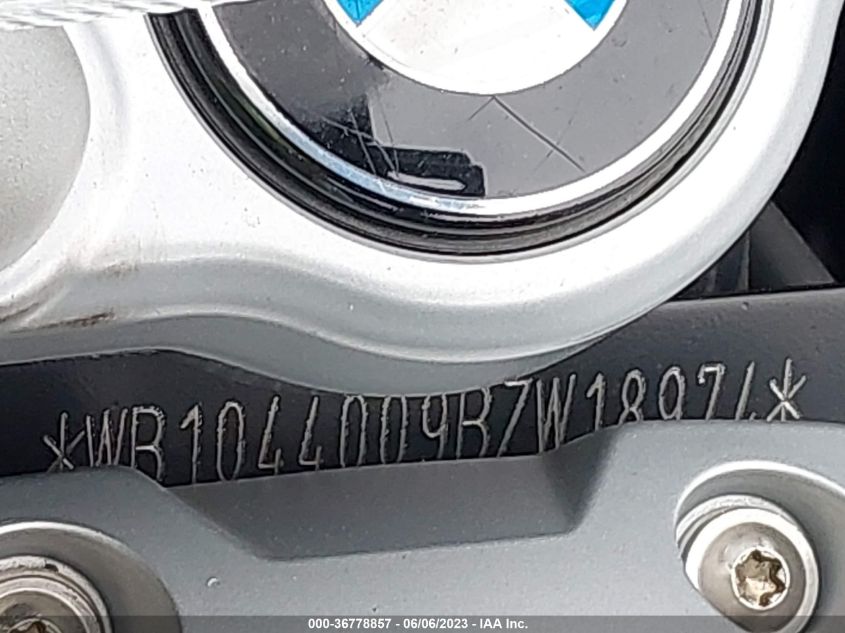 2011 BMW R1200 RT WB1044009BZW18974