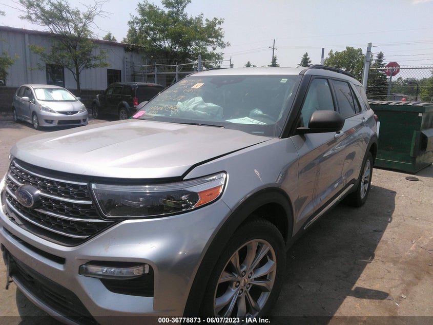 VIN 1FMSK8DH9LGC08225 2020 FORD EXPLORER XLT