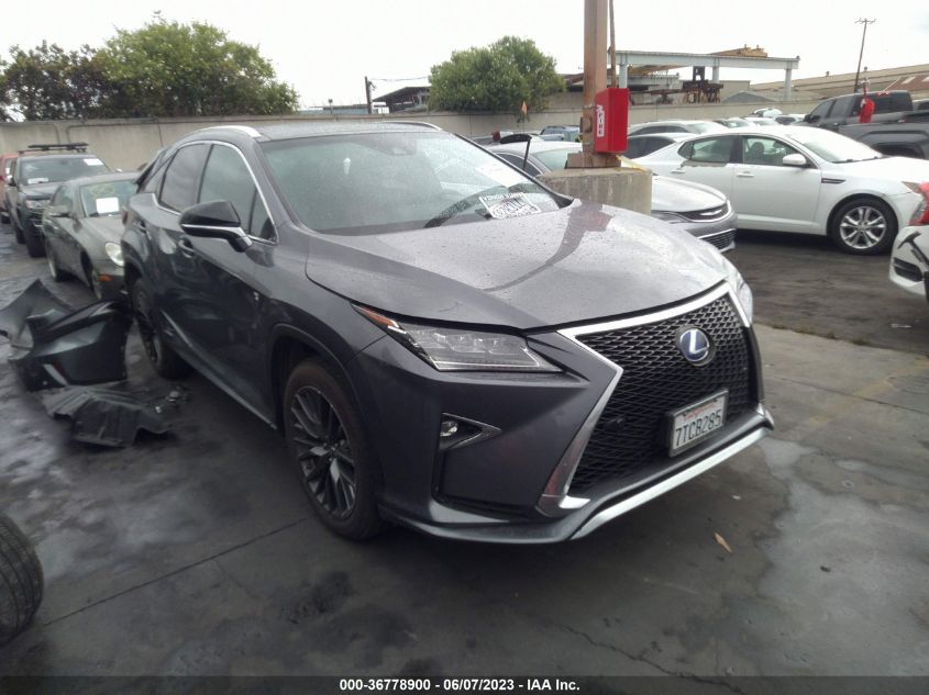 2016 LEXUS RX 450H - 2T2BGMCA1GC006501