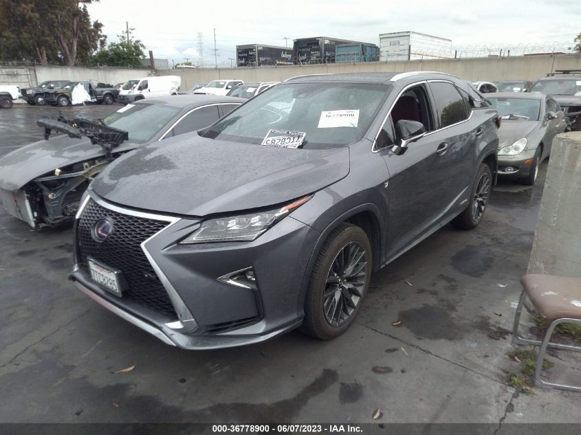2016 LEXUS RX 450H - 2T2BGMCA1GC006501